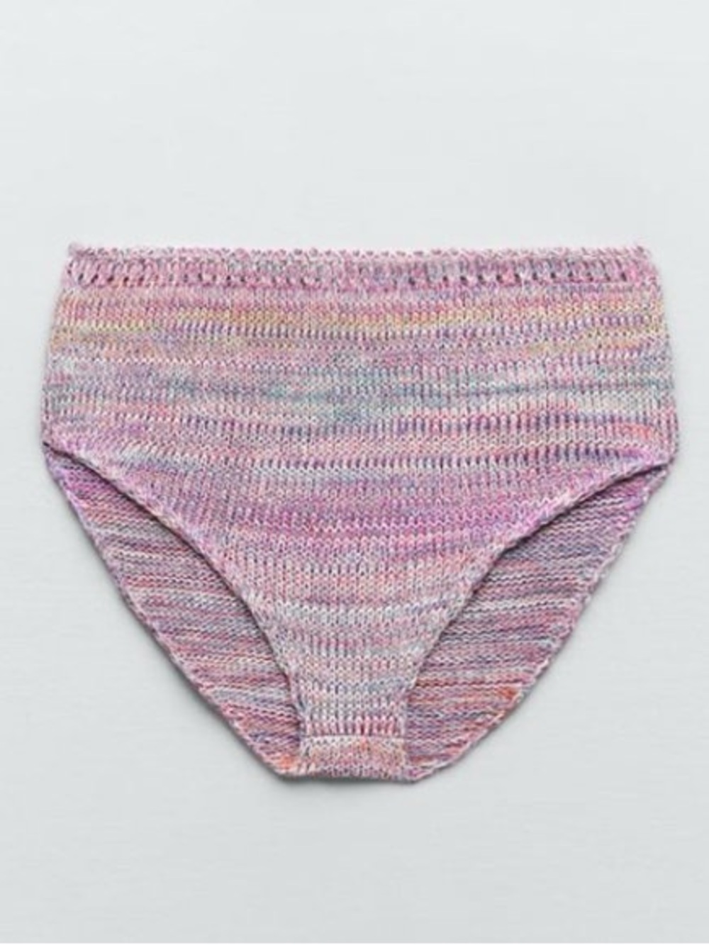 NWT Zara Limited Edition Multicolored High Waisted Knit Shorts M/L